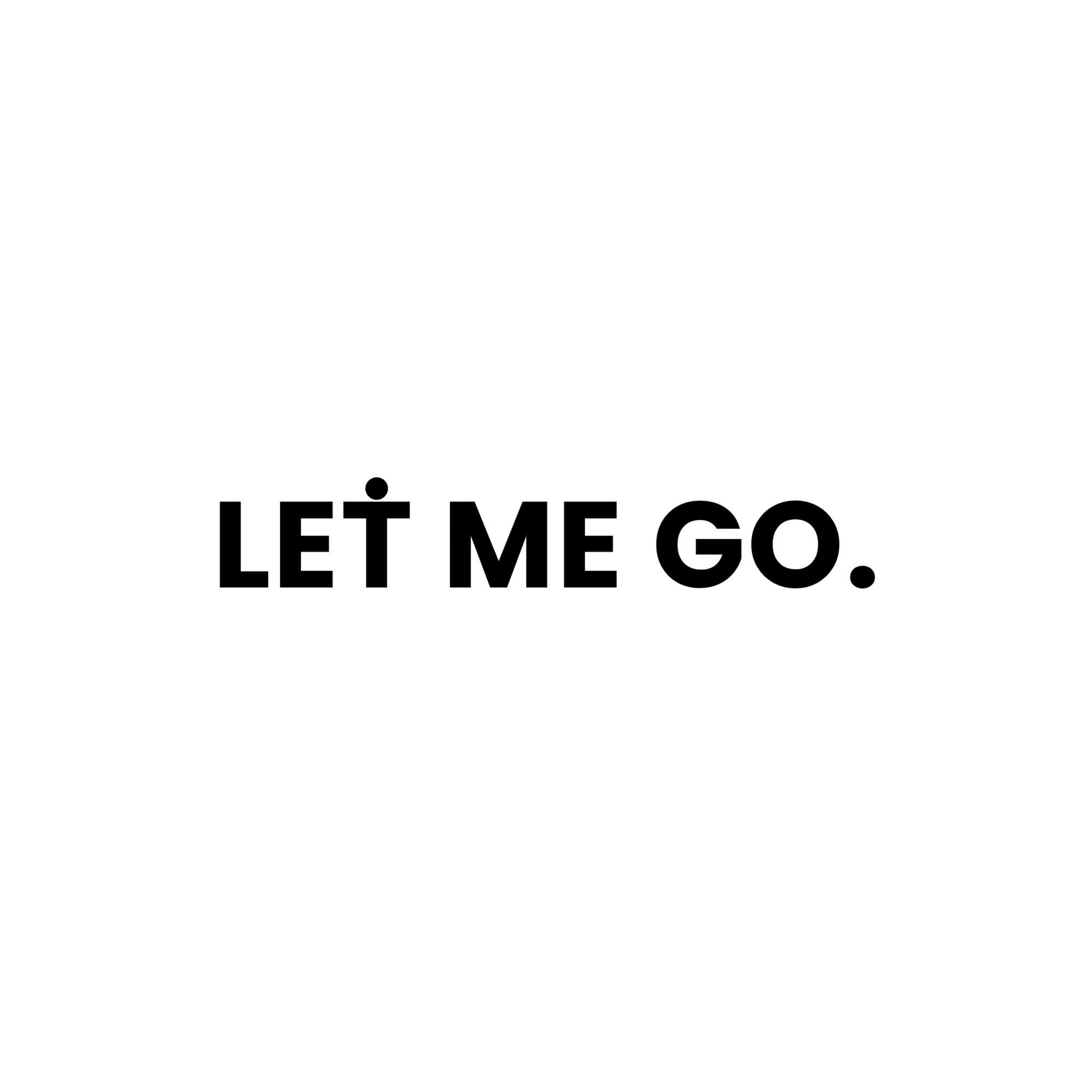 LET ME GO logo